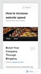 Mobile Screenshot of increasewebsite123.wordpress.com