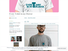 Tablet Screenshot of everytshirtinmydrawer.wordpress.com