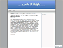 Tablet Screenshot of cmebuilditright.wordpress.com