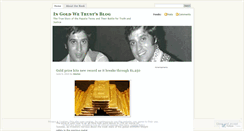 Desktop Screenshot of ingoldwetrustblog.wordpress.com