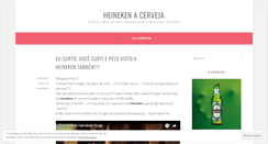Desktop Screenshot of heinekenacerveja.wordpress.com