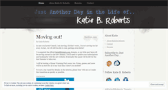 Desktop Screenshot of katiebroberts.wordpress.com