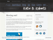 Tablet Screenshot of katiebroberts.wordpress.com