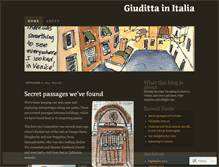 Tablet Screenshot of giudittalia.wordpress.com