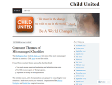 Tablet Screenshot of childunited.wordpress.com