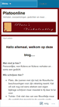Mobile Screenshot of platoonline.wordpress.com