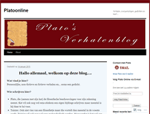 Tablet Screenshot of platoonline.wordpress.com