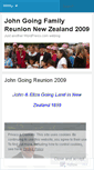 Mobile Screenshot of johngoingreunion.wordpress.com