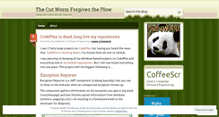 Desktop Screenshot of forgivingworm.wordpress.com