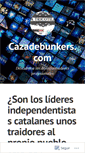 Mobile Screenshot of cazadebunkers.wordpress.com