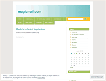 Tablet Screenshot of magicmail.wordpress.com