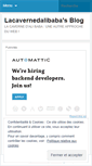 Mobile Screenshot of lacavernedalibaba.wordpress.com