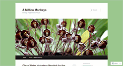 Desktop Screenshot of amillionmonkeysormore.wordpress.com