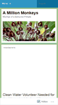 Mobile Screenshot of amillionmonkeysormore.wordpress.com