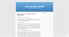 Desktop Screenshot of methodactingclasses.wordpress.com