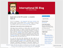 Tablet Screenshot of internationalbs.wordpress.com