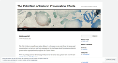 Desktop Screenshot of ocapreservationalliance.wordpress.com