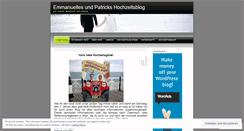 Desktop Screenshot of emmanuellepatrickhochzeit.wordpress.com