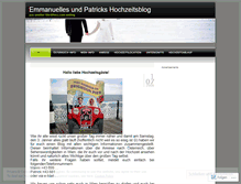 Tablet Screenshot of emmanuellepatrickhochzeit.wordpress.com