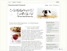 Tablet Screenshot of crosswordcharlie.wordpress.com