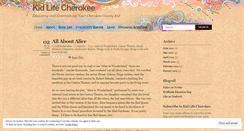 Desktop Screenshot of kidlifecherokee.wordpress.com