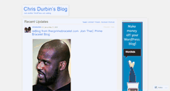 Desktop Screenshot of chrisdurbin.wordpress.com