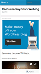 Mobile Screenshot of colouredcrayons.wordpress.com