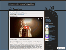 Tablet Screenshot of colouredcrayons.wordpress.com