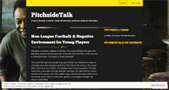 Desktop Screenshot of pitchsidetalk.wordpress.com