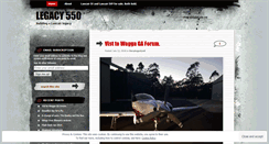 Desktop Screenshot of legacy550.wordpress.com