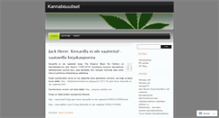 Desktop Screenshot of kannabisuutiset.wordpress.com