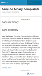 Mobile Screenshot of commons.bancdebinarycomplaints.wordpress.com