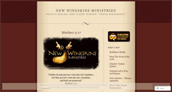 Desktop Screenshot of newwineskinsministries.wordpress.com