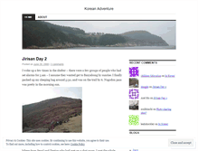 Tablet Screenshot of koreanadventure.wordpress.com