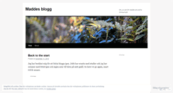 Desktop Screenshot of maddeblogg.wordpress.com