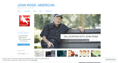 Desktop Screenshot of johnrossamerican.wordpress.com