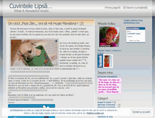 Tablet Screenshot of mihaelaviziteu.wordpress.com