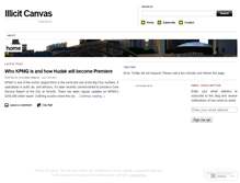 Tablet Screenshot of illicitcanvas.wordpress.com