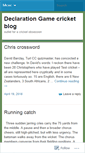 Mobile Screenshot of chrispscricket.wordpress.com