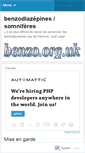 Mobile Screenshot of benzodiazepines.wordpress.com