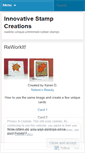 Mobile Screenshot of innovativestampcreations.wordpress.com