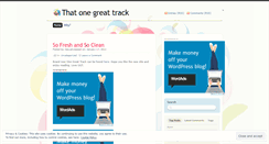 Desktop Screenshot of onegreattrack.wordpress.com