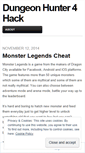 Mobile Screenshot of dungeonhunter4hacktool.wordpress.com