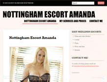 Tablet Screenshot of nottinghamescortamanda.wordpress.com