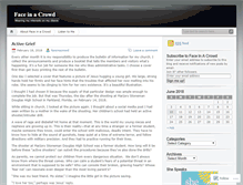 Tablet Screenshot of faceinacrowd.wordpress.com