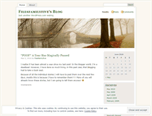 Tablet Screenshot of filesfamilyfive.wordpress.com