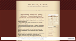 Desktop Screenshot of mscjones.wordpress.com