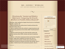 Tablet Screenshot of mscjones.wordpress.com