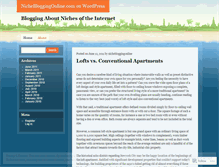 Tablet Screenshot of nichebloggingonline.wordpress.com