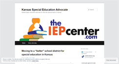 Desktop Screenshot of kansasspecialeducationadvocate.wordpress.com